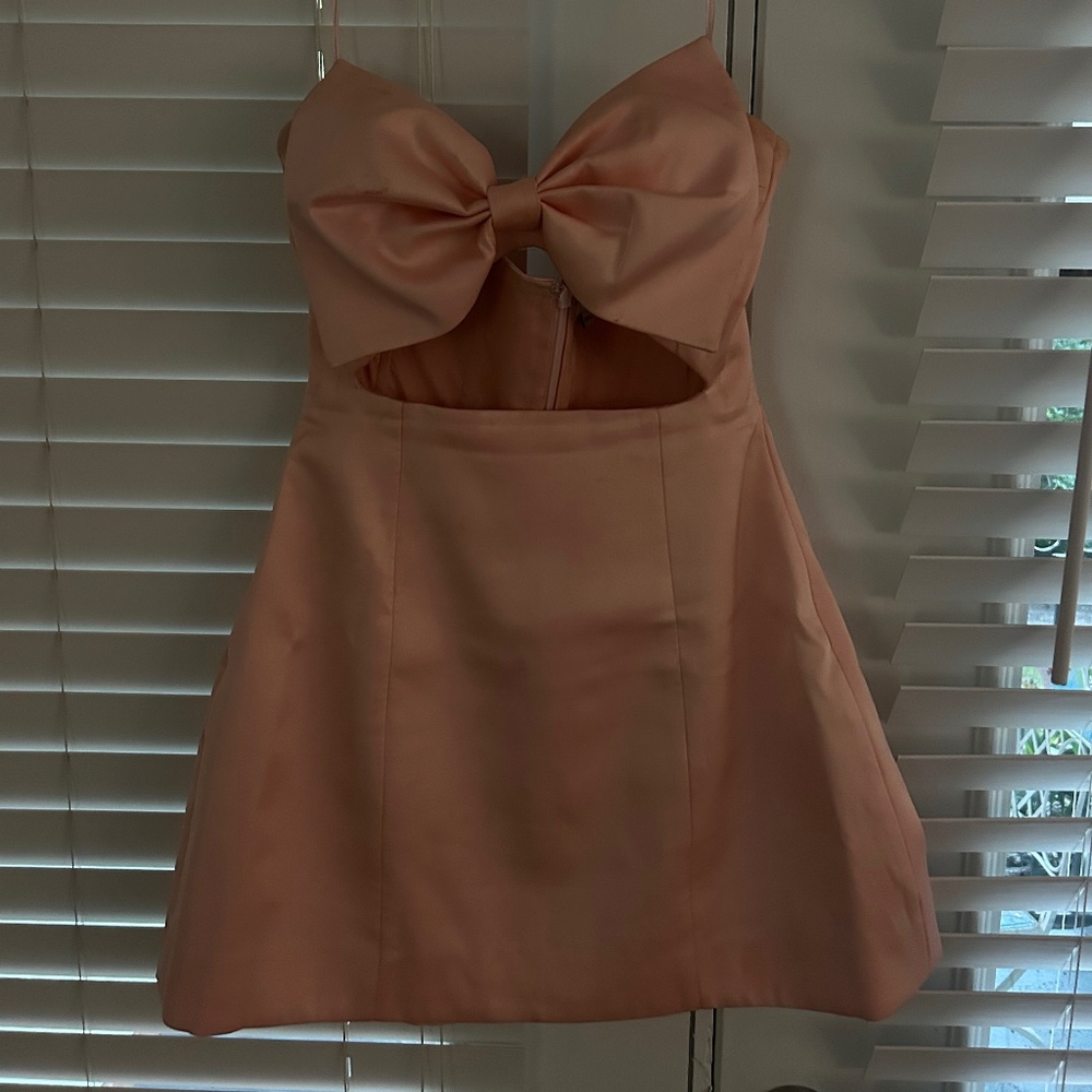 SAULEE Bow Mini Dress